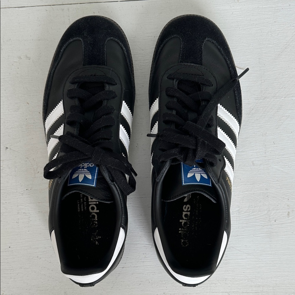 Adidas Classic Black and White Trainers
